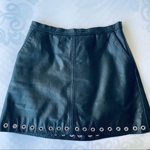 H&M Mini Leather Skirt